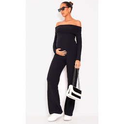 Prettylittlething Kombinezon Ciążowy Czarny 42 Egz