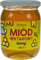 Miód nektarowy lipowy 650g