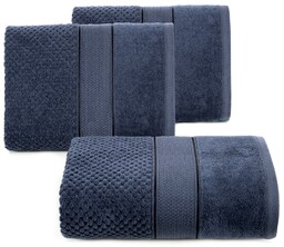 Eurofirany Ręcznik Jessi 50x90 granatowy frotte 500g/m2