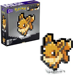 Mega, Pokemon Pixel Eevee, Klocki konstrukcyjne, HTH78