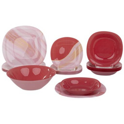 LUMINARC Serwis obiadowy szklany New Carine Glistheme 6