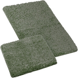 Komplet dywaników łazienkowych Micro zielony, 60 x 100