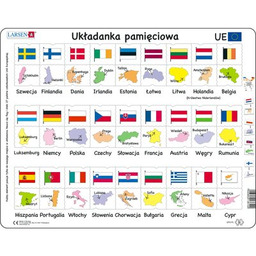 LARSEN Układanka Maxi Mapa Unia Europejska Stolice LA-GP2PL