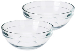 Miseczki szklane 14 cm, 500 ml 2 szt.