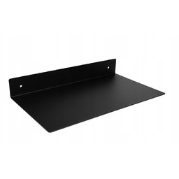 Półka Metalowa Czarna Arona Solidna 65cm Loft Książka