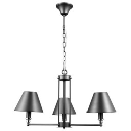 Lampa wisząca Banito E14 40W szary antracytowy