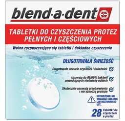 BLEND-A-DENT tabletki do czyszczenia protez Blend-a-dent tabletki