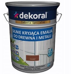 Emalia Emakol Strong Orzech Średni Połysk 5L Dekor