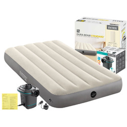 Materac Dmuchany Jednoosobowy 99x191x25 Intex 64101 + POMPKA