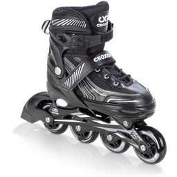 Rolki regulowane Croxer Optima Black 39-42 kauczuk Abec7