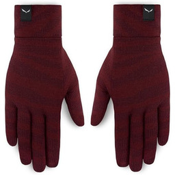 Salewa Cristallo Merino damskie rękawiczki, czerwone, 6/S