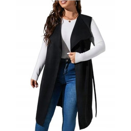 SHEIN PLUS SIZE NARZUTKA CZARNA PROSTA 46 1V7O