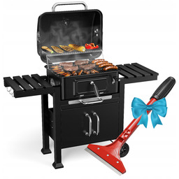 Ember CH2 Węglowy Grill Ogrodowy Duży Pokrywa Żeliwny