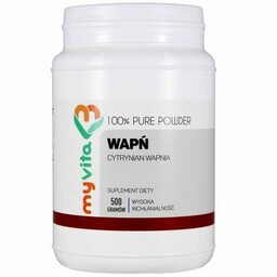 Wapń Cytrynian wapnia 100% czysty proszek bez dodatków