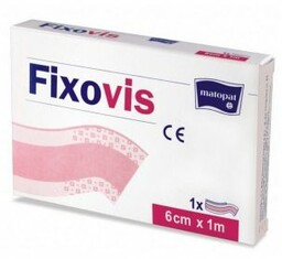 Tkaninowy plaster z opatrunkiem do cięcia Fixovis Matopat