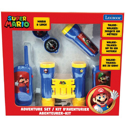 Lexibook, Zestaw Przygodowy Super Mario Z Krótkofalówkami