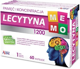Lecytyna 1200 mg, 60 kapsułek /Avec Pharma/
