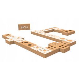 Ekologiczne klocki korkowe Domino