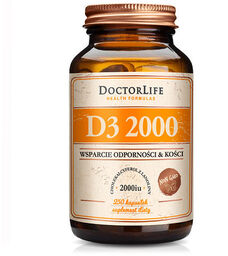 Doctor Life D3 2000, witamina D, 250 kapusłek