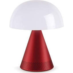 LEXON Lampka stołowa Mina Audio L LH76DR Czerwony