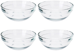 Miseczki szklane 10,5 cm, 200 ml 4 szt.