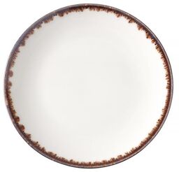 TALERZ PŁYTKI VANILLA 240 mm KREMOWY