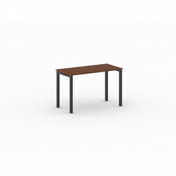 Biurko SQUARE, 120x60 cm, czarna podstawa, czereśnia