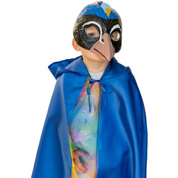 Paw strój pawia maska peleryna