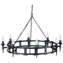 Żyrandol SAXON SAX8 BLK Elstead