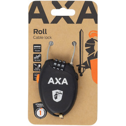AXA Zapięcie Linka Roll, Na kod, 75cm/1,6mm