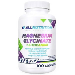 Allnutrition Magnesium glycinate + L-Theanine, 100 kaps.