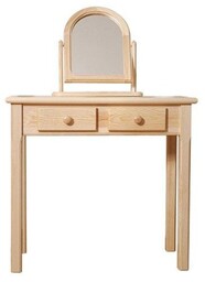 Outlet - Toaletka drewniana Orzech