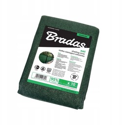 Siatka Cieniująca Maskująca Ogrodzenie 2x10m 95% 160g/m² płot