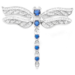 Srebrna broszka 925 Dragonfly Ważka