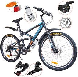 Rower Górski MTB MalTrack Target BLUE-ORANGE 26''