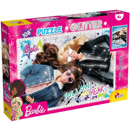 Lisciani, puzzle, Barbie, Follow your heart! Glitter, 108
