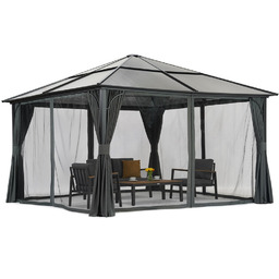 Nowoczesna altana ogrodowa Santiago Premium 4x4 m Garden