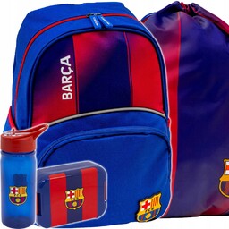Zestaw Plecak Wycieczkowy Dla Przedszkolaka Chłopca Fc Barcelona