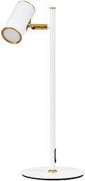LAMPA BIURKOWA BIAŁO-MOSIĘŻNA MIRA LUMINA DECO
