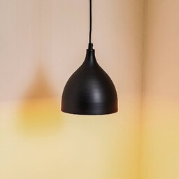 Luminex Metalowa lampa wisząca Nanu czarna 1-punktowa