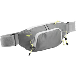 Mizuno Pas biodrowy 2way Waist Pouch Szary/Limonkowy