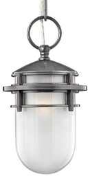 HINKLEY Marynistyczny design, lampa wisząca Reef, aluminiowy /