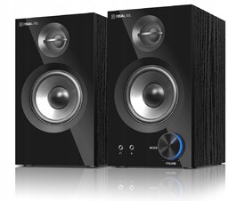 Zestaw Głośników 2.0 28W z Bluetooth Aux Real-el