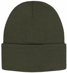 Jednokolorowa Czapka Zimowa Typu Beanie Zimowa - Ciemna