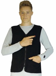 GLOVII Podgrzewana kamizelka GV1XXL (rozmiar XXL) Czarny