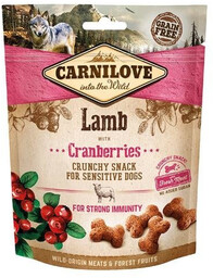 Carnilove crunchy snack lamb with cranberries with fresh