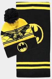 Czapka Zimowa + Szalik Batman - Zestaw Prezentowy
