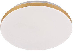 Plafon BABILON, złoty, okrągły średni, 24W LED, barwa