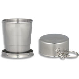 Kubek teleskopowy z karabińczykiem Barbaric Steel (40004)