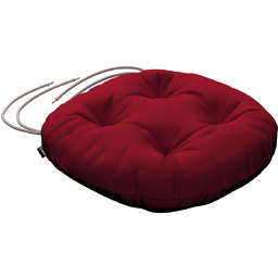 Poduszka na krzesło Adam, czerwony, fi 37 x